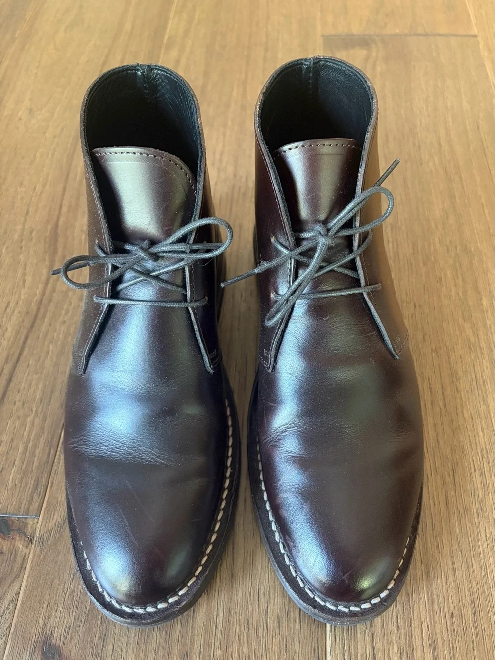 Men's Thursday Boot Co. Scout Leather Boots in Dark Brown, Lace-Up, Size 6